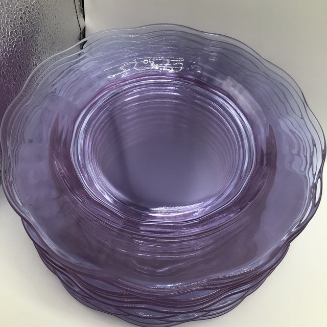 Art Deco Salad Plates Lafayette Wisteria by Fostoria - Set of 12 For Sale - Image 12 of 12