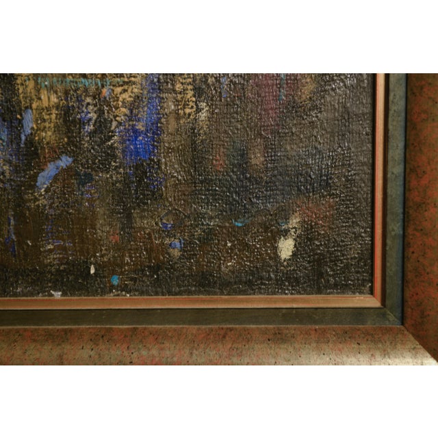 Modern Large Abstract Composition, 1970s, Painting on Canvas For Sale - Image 3 of 10