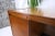 Wood American Walnut Ed Wormley for Dunbar Double Pedestal Desk w/ Folding Return For Sale - Image 7 of 13