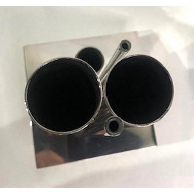 "Orgues” Silver Vase by Jacques Sitoleux for Christolfe, 1969 For Sale In New York - Image 6 of 7