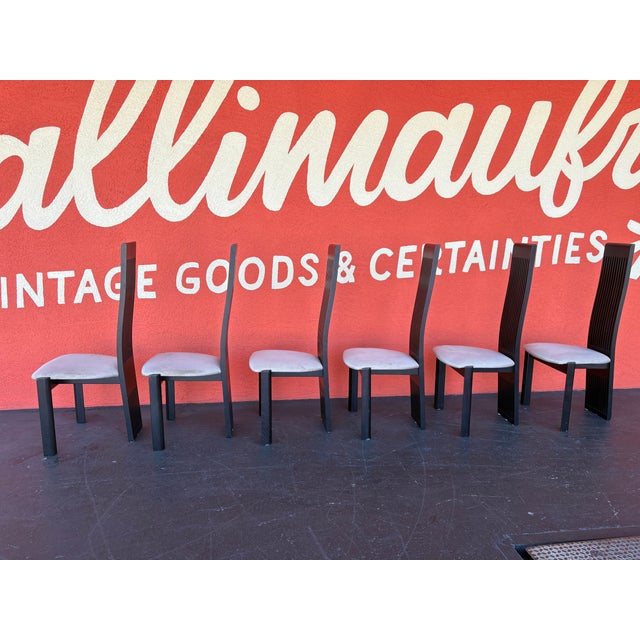 Wood Italian Postmod Costantini Pietro Dining Chairs - 6 For Sale - Image 7 of 11