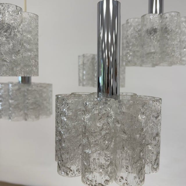 1960s Cascade Lamp with Spare Glass from Doria Leuchten, 1960s For Sale - Image 5 of 16