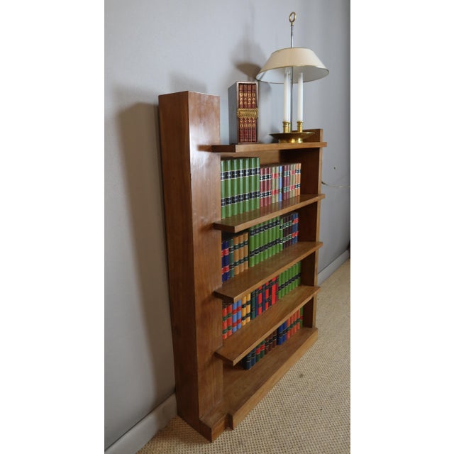 Wood Art Deco Bookcase, 1930s For Sale - Image 7 of 9