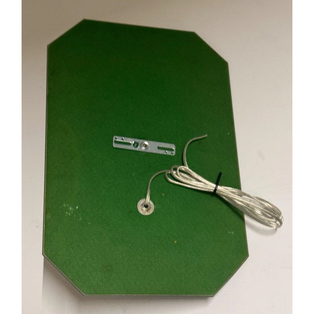 1960s 8 French Modern Maison Janson Style Mirror & Bronze Wall Sconces, Sold in Pairs - a Pair For Sale - Image 5 of 8