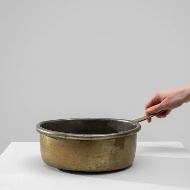 19th Century Antique French Brass Pot For Sale - Image 5 of 9