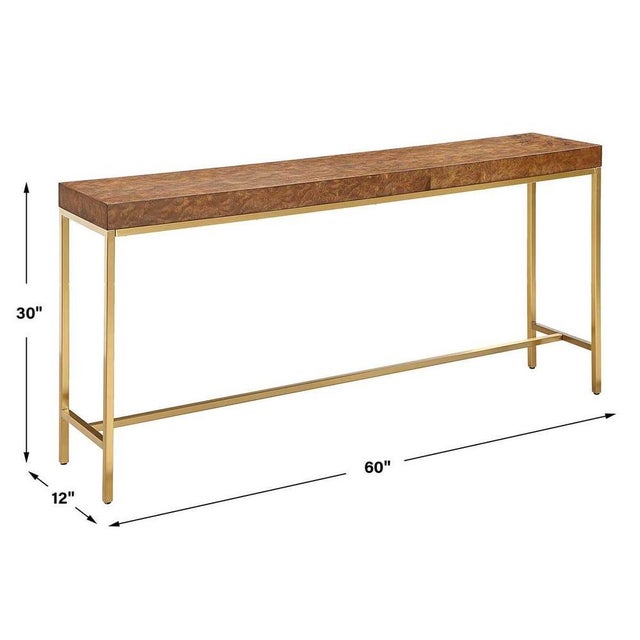 Elevate your space with this exquisite console table, a perfect fusion of opulence and sophistication, designed to capture...