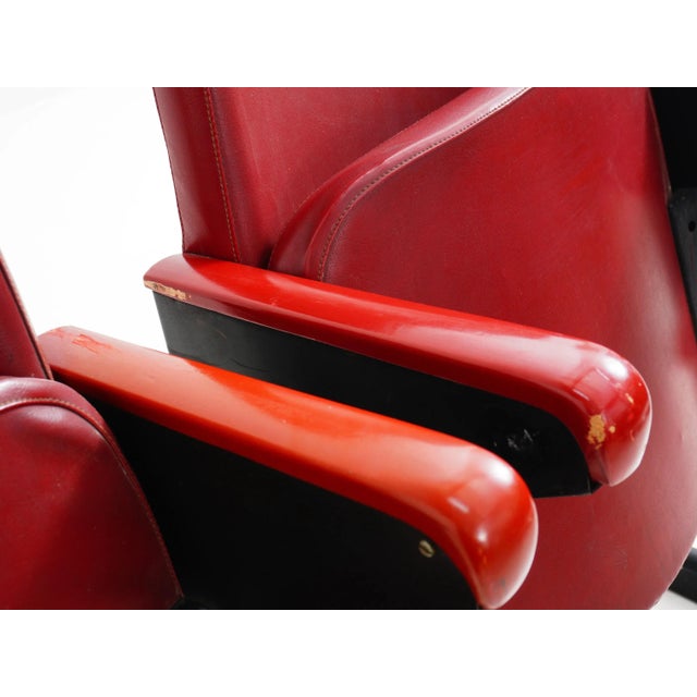 Red LV8 Cinema Chair by Gastone Rinaldi for Rima, 1950 For Sale - Image 8 of 10