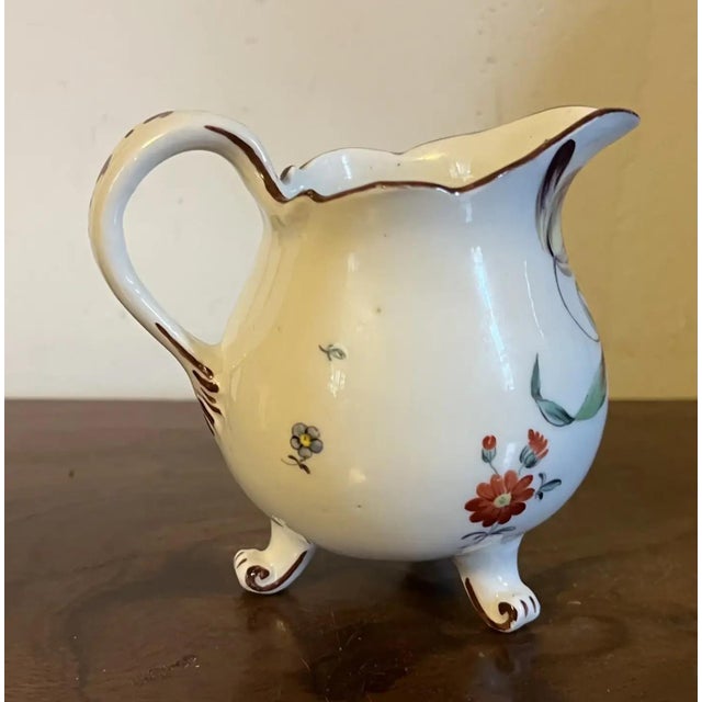 Ceramic Antique 18th Century German Frankenthal Porcelain Cream Jug by Carl Theodor, Circa 1771 For Sale - Image 7 of 13