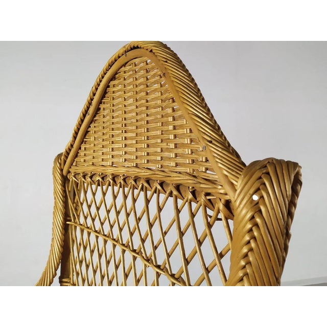 Vintage Rattan Chair For Sale - Image 14 of 18