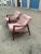 Mid-Century Modern Mid-Century Modern Style Lounge Chairs - Solid Walnut Frames with Pink Boucle For Sale - Image 3 of 13