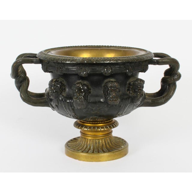 Metal 19th Century French Grand Tour Bronze & Ormolu Urn For Sale - Image 7 of 14