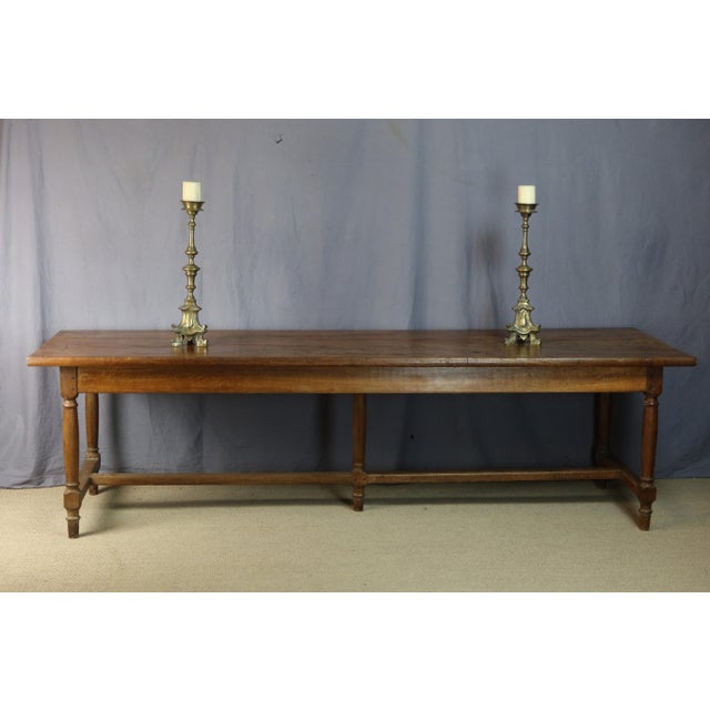 Antique Dining Table in Oak, 1890s For Sale - Image 9 of 12