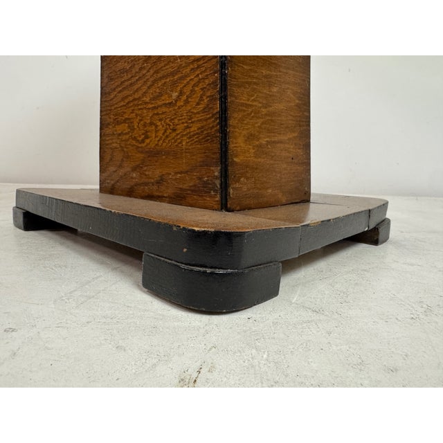 Art Deco Two-Tier Console Table in Oak, 1930s For Sale - Image 4 of 16