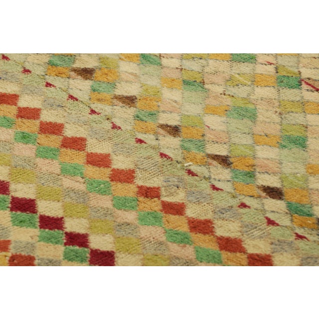 Made with hand-knotted wool in Turkey circa 1960-1970, this 3x5 vintage rug is an exciting new addition to Rug & Kilim’s...