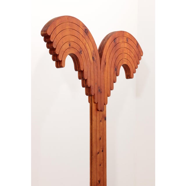 Giorgio Rastelli, Adam and Eve Under the Palm Tree from the Safari Series, 1978, Wood, in Flawless conditions. Designed...