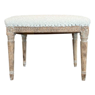 19th Century Swedish Gustavian Antique Tabouret-Stool For Sale
