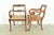 Kindel Furniture Style Regency Carved Solid Mahogany Armchairs, Pair For Sale - Image 9 of 14