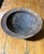 Antique Primitive Hand-Carved Wooden Bowl With Original Hanging Handle and Folk Art Repairs For Sale - Image 4 of 12