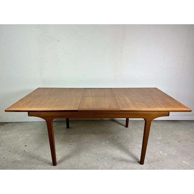 Wood Scandinavian Extendable Teak Table by Nathan Furniture, 1960s For Sale - Image 7 of 16