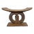 Original Antique Carved Wood Asante Stool For Sale