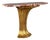 Art Deco Console Table in Hand-Carved Giltwood and Marble by Pierluigi Colli, 1930 For Sale