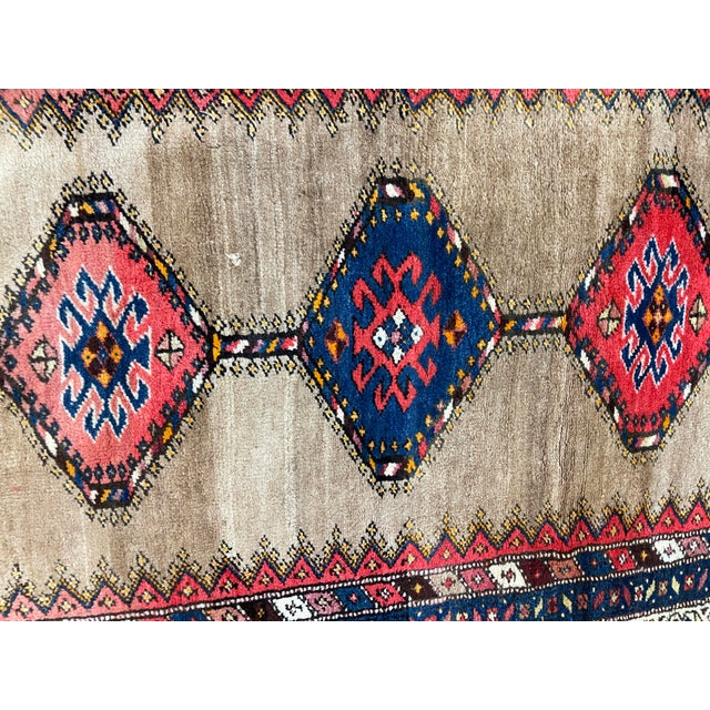 Antique Kurdish Runner, 3'2" × 10'11" For Sale - Image 9 of 10