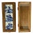 1960 English Traditional Cigar Boxes With Delftware Tile & Glass -a Pair For Sale