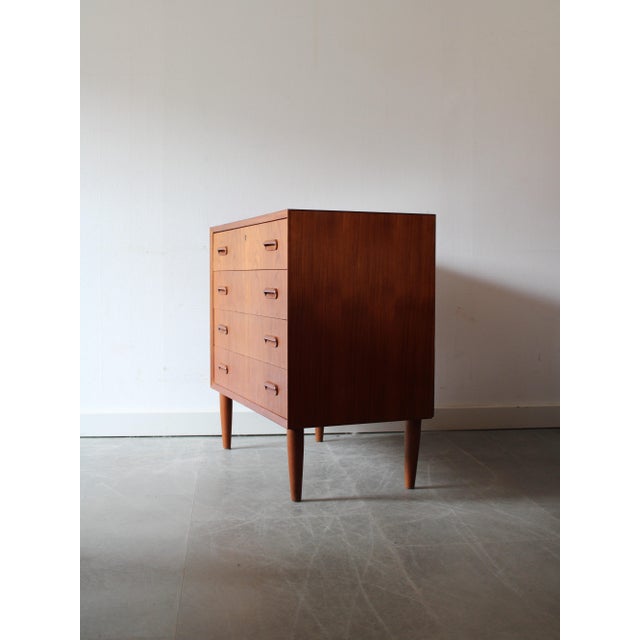1960s Vintage Danish Chest of Drawers in Teak, 1960s For Sale - Image 5 of 10