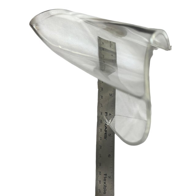 Vintage Sculptural Lucite Envelope Catchall Letter Organizer Desk Caddy For Sale - Image 10 of 10