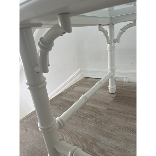 1970s 1970s Lane Alta Vista Faux Bamboo Coffee Table High Gloss Finish For Sale - Image 5 of 8
