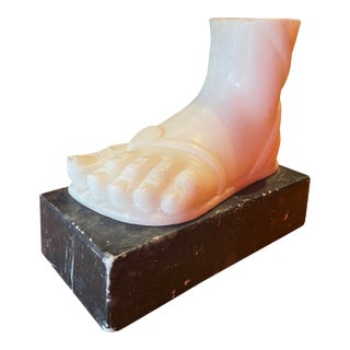 Mid 20th Century Fornasetti-Style Marble Foot For Sale