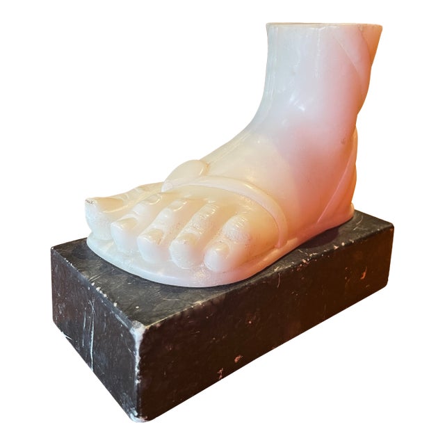 Mid 20th Century Fornasetti-Style Marble Foot For Sale