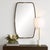Metal Handsome Metal/Brass Mirror For Sale - Image 7 of 8
