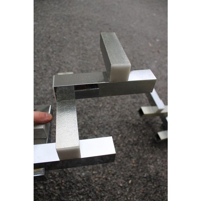 Mnimalist Sculpture Wall Lamps from Sciolari, 1970s, Set of 2 For Sale - Image 6 of 16