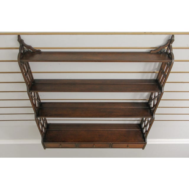 Nahon Vintage Mahogany Custom Made What Not Shelf For Sale In Philadelphia - Image 6 of 13