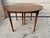 Farmhouse Clore Furniture Early American Farmhouse Style Solid Walnut Round Dining With 3 Leaves For Sale - Image 3 of 10