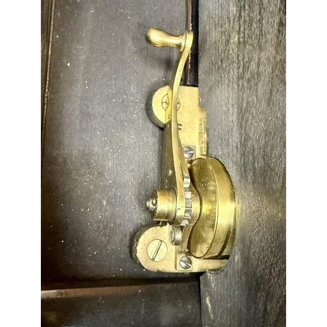 Brown Antique Original Swiss Music Box With Bells 8 Airs /Tunes For Sale - Image 8 of 13