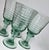 Late 20th Century Sea Glass Green Goblets- Set of Four For Sale - Image 5 of 11