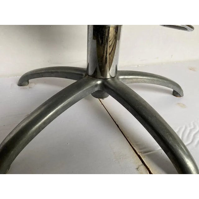 Pivoting Hairdresser Armchair in Skai, 1970s For Sale - Image 12 of 13