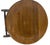 Antique Country Round Wooden Stool With Turned Legs and Stretchers For Sale - Image 13 of 18