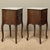 Pair of Antique French Louis XV Oak Nightstands With Carrara Marble For Sale In Dallas - Image 6 of 18