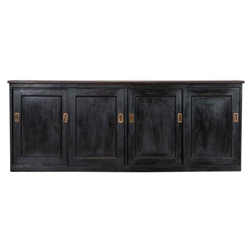 Large 19th Century English Ebonised Mahogany Dresser Base, 1890s For Sale - Image 18 of 18