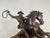 Bronze Chris Navarro “Range Rights” Bronze Sculpture – Limited Ed. 7/50 – Large Western Cowboy For Sale - Image 8 of 11
