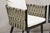 Rove Concepts Pierre Outdoor Dining Chair Aluminum Frame Woven Design - A Pair For Sale - Image 11 of 12