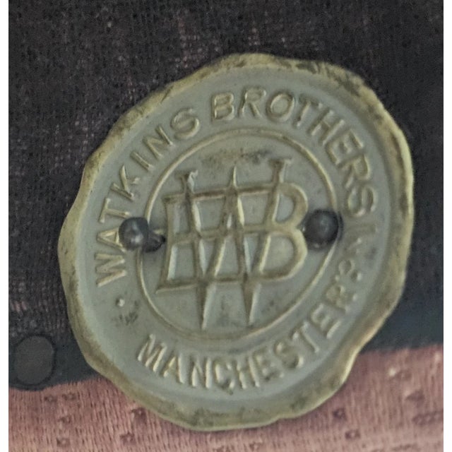 Wood Late 20th Century Watkins Brothers Chippendale Mahogany Wing Chair Ball & Claw Feet Connecticut Made For Sale - Image 7 of 7
