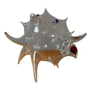 Blown Glass Sculpture of a Fish from Mb Art Glassworks, 1970s For Sale