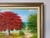 Wood 2000’s Francisco Lopez “Framboyan Tree” Countryside Landscape Oil on Canvas Painting, Wood Framed For Sale - Image 7 of 12