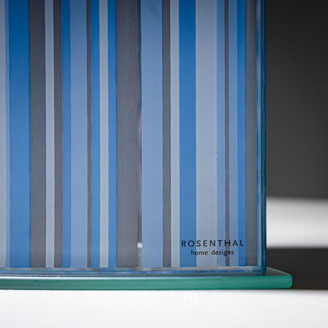 Set of Three Blue Vases by Rosenthal, 20th Century For Sale - Image 9 of 10