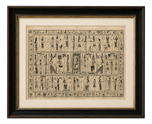 After Montfaucon, Bembine Tablet of Isis from Antiquity Explained, 1721, Engraving