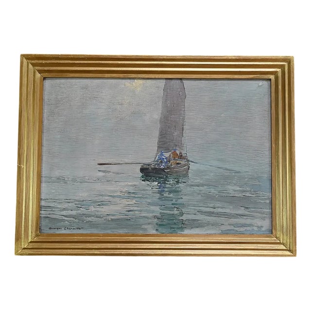 G. Lhermitte, In the Mist, 1934, Oil Painting For Sale
